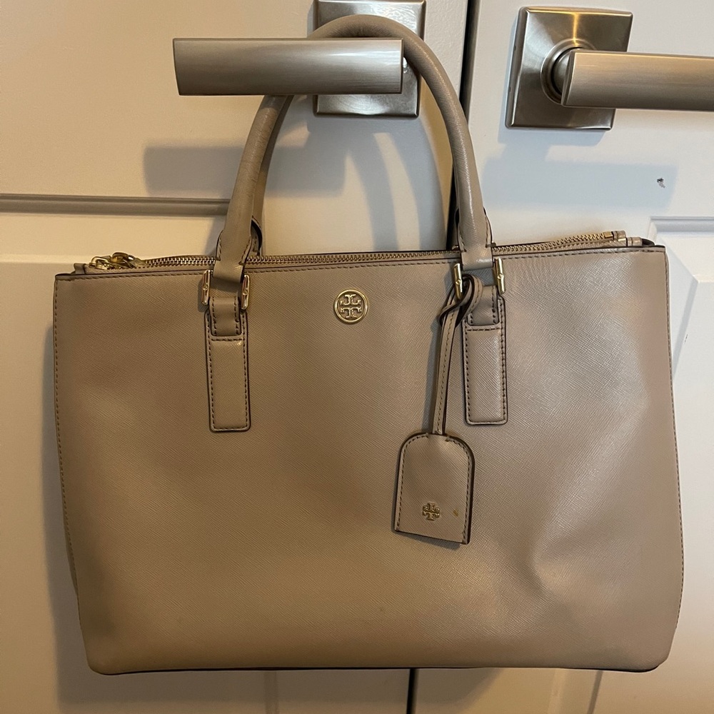 Tory Burch Robinson Double Zip Tote